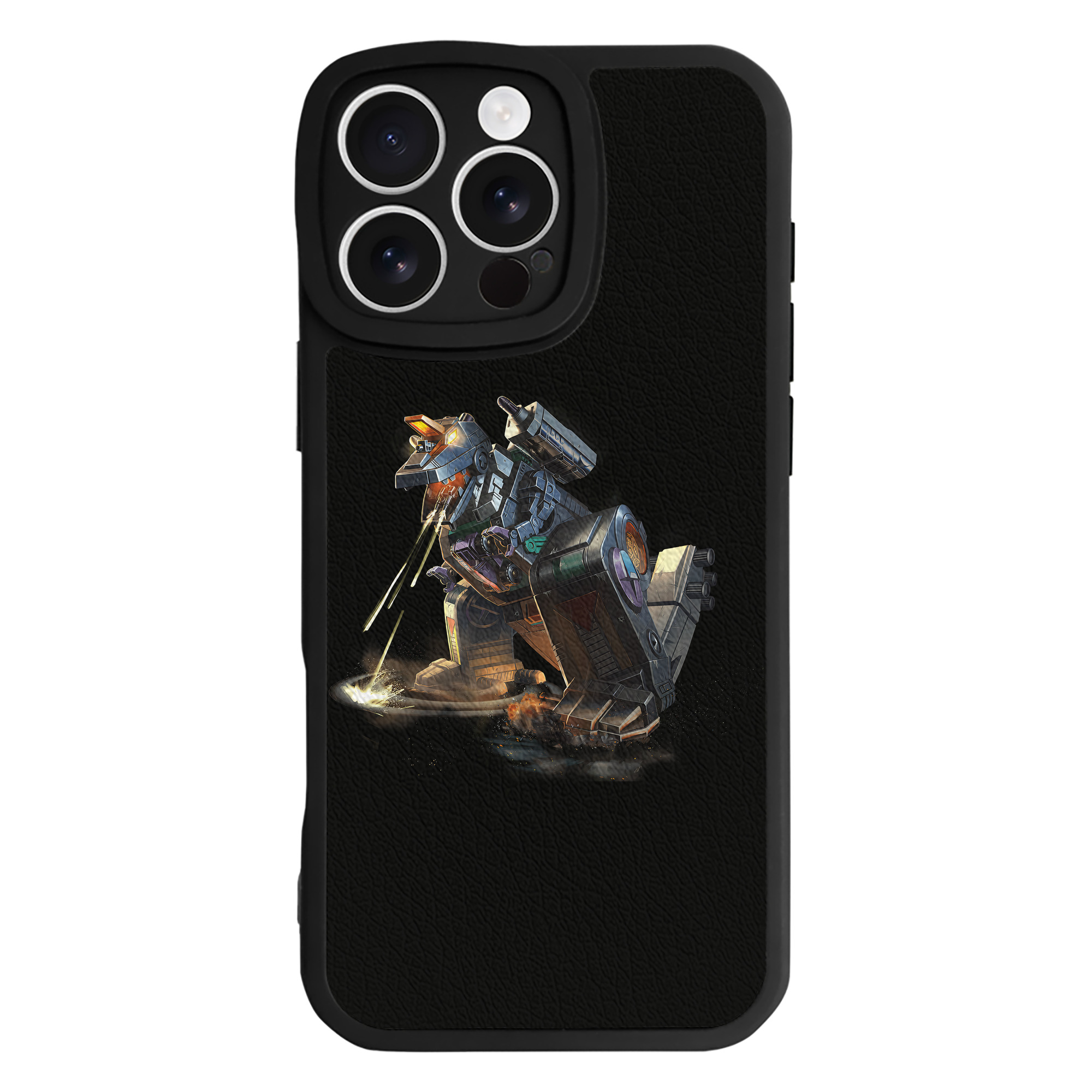 （画像用） Transformers トランスフォーマー 【iPhone 16シリーズ対応】シリコンスマホケース（レザー調） 材質：シリコン